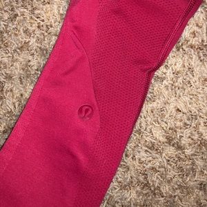 Lululemon Seamless Red Legging